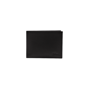 Longchamp Baxi Leather Men's Wallets Black | 760-XLQNTI