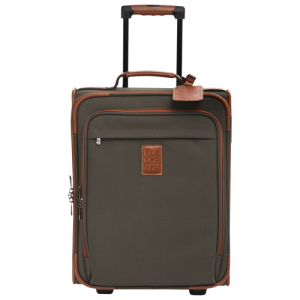 Longchamp Boxford Canvas Men's Suitcases Brown | 694-VSKHAN