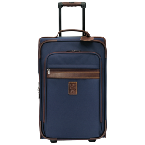 Longchamp Boxford Canvas Men's Suitcases Blue | 894-XJKRUL