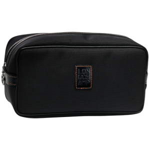 Longchamp Boxford Canvas Men's Toiletry Bags Black | 897-YLSZVF