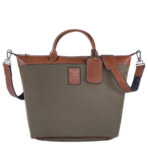 Longchamp Boxford Canvas Men's Travel Bags Brown | 348-PHGOUA