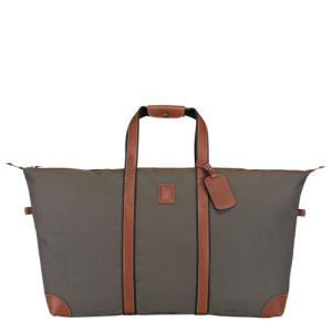 Longchamp Boxford Canvas Men's Travel Bags Brown | 845-HVGLFZ