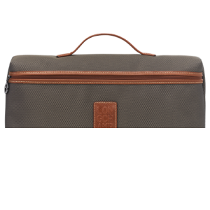 Longchamp Boxford S Canvas Men's Briefcase Brown | 678-BIFNRG