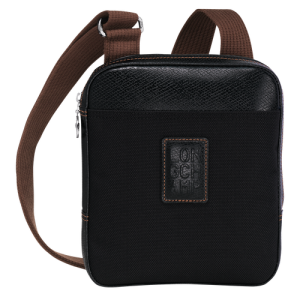 Longchamp Boxford S Canvas Men's Crossbody Bags Black | 804-WRSLTJ