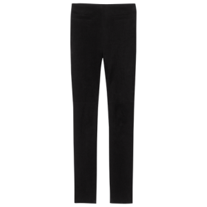 Longchamp Fall-Winter 2022 Collection Leather Women's Trousers Black | 973-VDUZPC