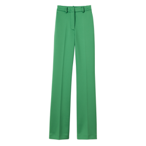 Longchamp Fall-Winter 2022 Collection Synthetic Fibres Women's Trousers Green | 417-CJGZIL