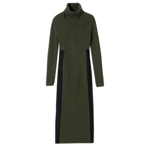 Longchamp Fall-Winter 2022 Collection Wool Women's Dress Green | 304-XNVTJL