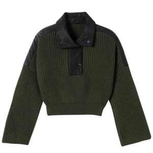 Longchamp Fall-Winter 2022 Collection Wool Women's Sweaters Green | 926-HKOJVI