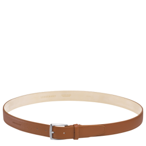 Longchamp Le Foulonné Leather Men's Belts Brown | 168-VFIENL