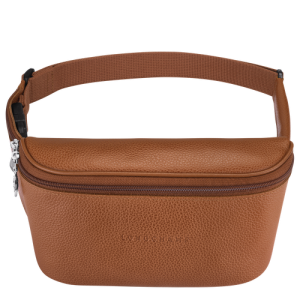 Longchamp Le Foulonné Leather Men's Belt Bags Brown | 924-FPQWJC