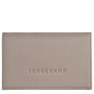 Longchamp Le Foulonné Leather Men's Cardholders Grey | 862-JMVEZO