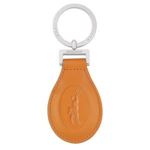 Longchamp Le Foulonné Leather Men's Key Rings Orange | 683-OGSBVN