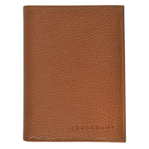 Longchamp Le Foulonné Leather Men's Wallets Brown | 132-IQRBKS