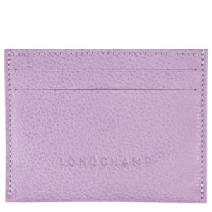 Longchamp Le Foulonné Leather Women's Cardholders Purple | 968-FMGOVA