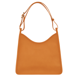 Longchamp Le Foulonné Leather Women's Shoulder Bags Orange | 068-QOVUGP