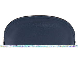 Longchamp Le Foulonné Leather Women's Toiletry Bags Blue | 837-AILWJT