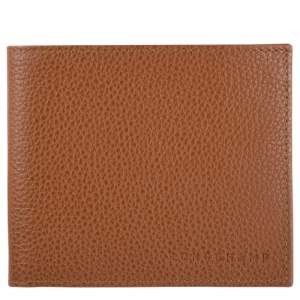 Longchamp Le Foulonné Leather Women's Wallets Brown | 341-PADMIZ