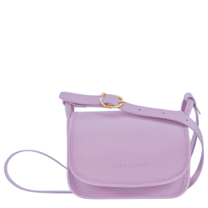 Longchamp Le Foulonné S Leather Women's Mini Bag Purple | 370-RIJFUV