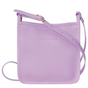 Longchamp Le Foulonné S Leather Women's Crossbody Bags Purple | 423-SVMNWD