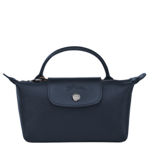 Longchamp Le Pliage City Canvas Women's Pouches Blue | 109-NKWHLA