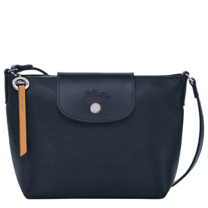 Longchamp Le Pliage City Canvas Women's Crossbody Bags Blue | 564-URHVBQ