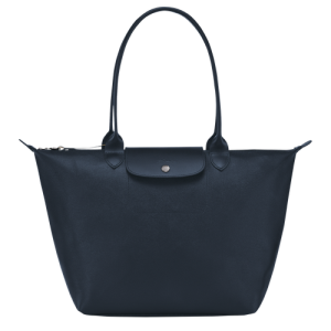 Longchamp Le Pliage City L Canvas Women's Shoulder Bags Blue | 718-SWDXOQ