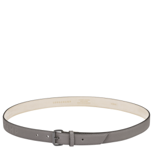 Longchamp Le Pliage Cuir Leather Women's Belts Grey | 234-HQKVNY