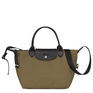 Longchamp Le Pliage Energy S Canvas, Recycled canvas Men's Handbag Green | 023-ADTVCY