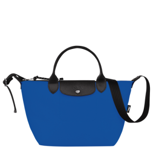 Longchamp Le Pliage Energy S Canvas, Recycled canvas Women's Top-handle Bags Blue | 790-SRAKOQ