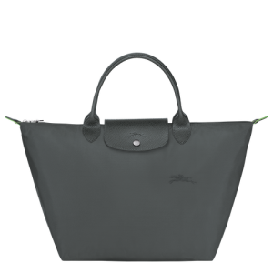 Longchamp Le Pliage Green M Canvas, Recycled canvas Women's Top-handle Bags Grey | 632-IKVUGH