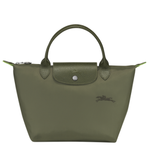 Longchamp Le Pliage Green S Canvas, Recycled canvas Women's Top-handle Bags Green | 501-HAMTDK