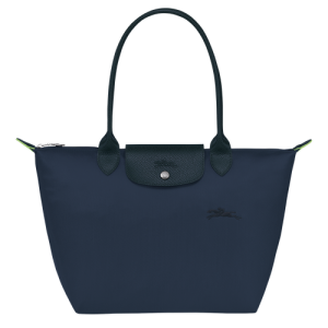 Longchamp Le Pliage Green S Canvas, Recycled canvas Women's Shoulder Bags Blue | 821-QVPOSD