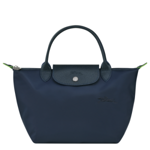 Longchamp Le Pliage Green S Canvas, Recycled canvas Women's Top-handle Bags Blue | 892-WUGDAO