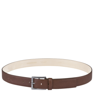 Longchamp Le Pliage Leather Men's Belts Brown | 641-UGKLFT