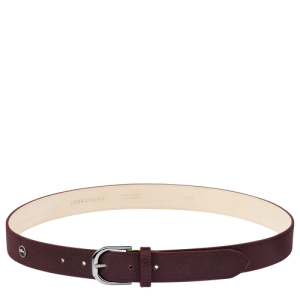 Longchamp Le Pliage Leather Women's Belts Red | 012-TEZIFB