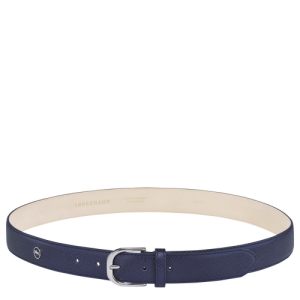 Longchamp Le Pliage Leather Women's Belts Blue | 432-NGDIXC