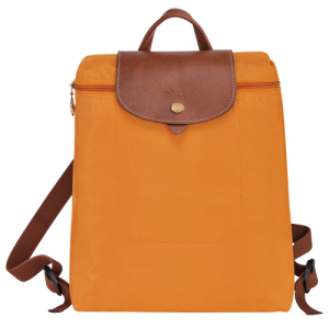 Longchamp Le Pliage Original Canvas, Recycled canvas Men's Backpacks Orange | 109-LSPRJO