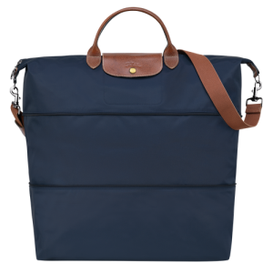 Longchamp Le Pliage Original Canvas, Recycled canvas Women's Travel Bags Blue | 310-CDKZFI