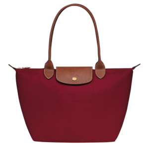 Longchamp Le Pliage Original S Canvas, Recycled canvas Women's Shoulder Bags Red | 082-OVAQNP