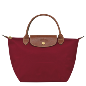 Longchamp Le Pliage Original S Canvas, Recycled canvas Women's Top-handle Bags Red | 279-KDXFSY