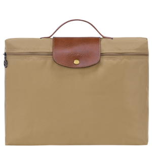 Longchamp Le Pliage Original S Canvas, Recycled canvas Women's Briefcase Beige | 302-XAZGRO