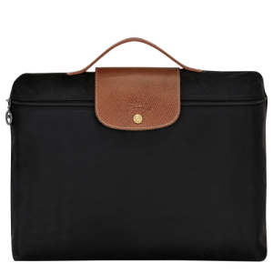 Longchamp Le Pliage Original S Canvas, Recycled canvas Women's Briefcase Black | 317-EHKLQZ