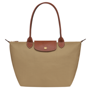 Longchamp Le Pliage Original S Canvas, Recycled canvas Women's Shoulder Bags Beige | 582-QHRDAJ