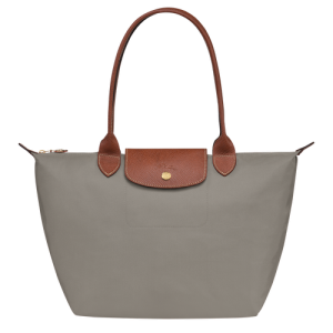 Longchamp Le Pliage Original S Canvas, Recycled canvas Women's Shoulder Bags Grey | 678-KRZATP