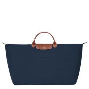 Longchamp Le Pliage Original XL Canvas, Recycled canvas Men's Travel Bags Blue | 239-HDYEUV