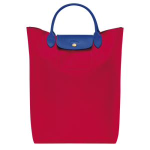 Longchamp Le Pliage Re-Play Canvas Women's Top-handle Bags Red | 160-HQAOPM