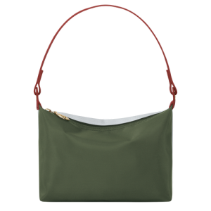 Longchamp Le Pliage Re-Play Canvas Women's Shoulder Bags Green | 547-ZGQKEA