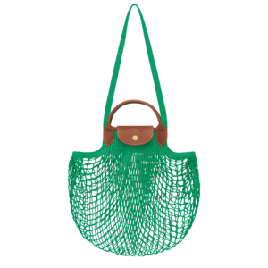 Longchamp Le Pliage filet Canvas Women's Shoulder Bags Green | 891-CNTDIF