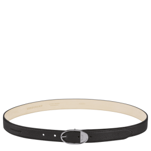 Longchamp Mailbox Leather Women's Belts Black | 365-MWOSYB