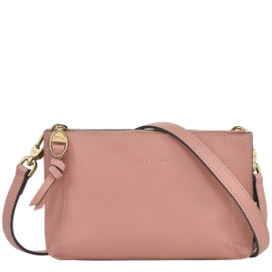 Longchamp Mailbox Leather Women's Crossbody Bags Pink | 682-AJZHWX